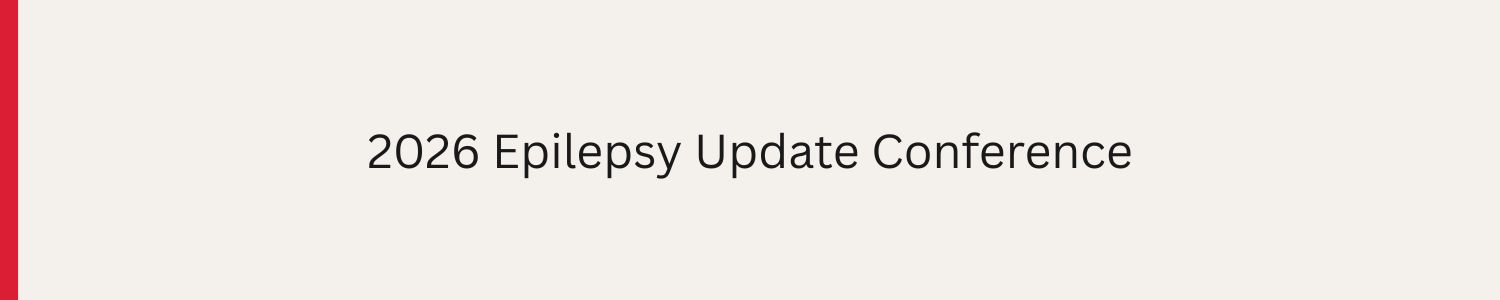 2026 Epilepsy Update Conference Banner